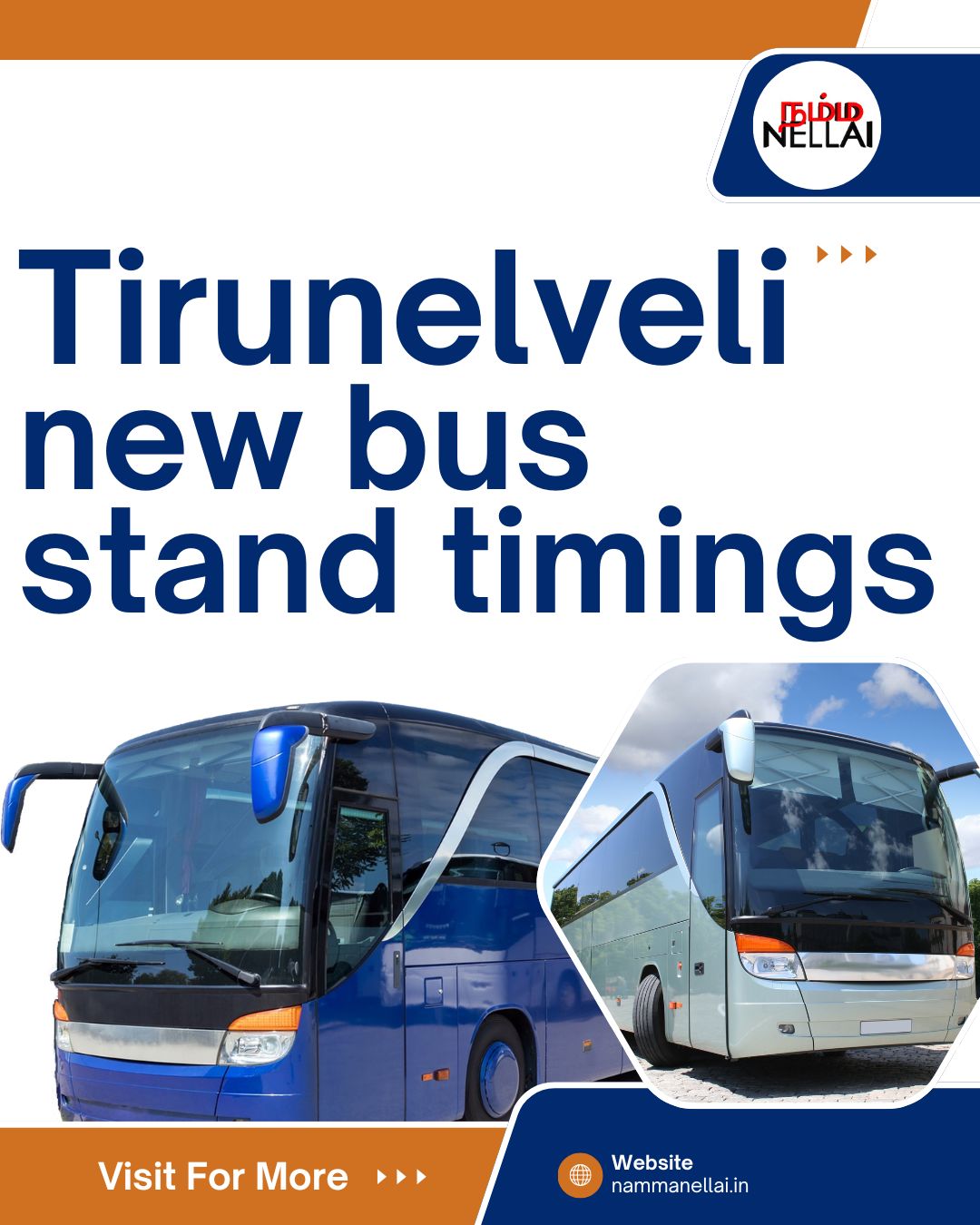 Tirunelveli New Bus Stand Time Table